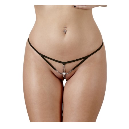 String bijoux strass à lanières 