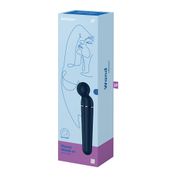Vibromasseur wand bleu USB 60 vibrations Planet Wand-er Satisfyer - CC597845