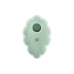 Stimulateur clitoridien par onde de pression sans contact et par vibration USB vert menthe, Cloud Dancer Satisfyer - CC597838