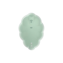 Stimulateur clitoridien par onde de pression sans contact et par vibration USB vert menthe, Cloud Dancer Satisfyer - CC597838