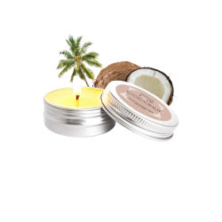 Mini Bougie de massage Noix de coco 30ml 100% naturelle - SEZ077