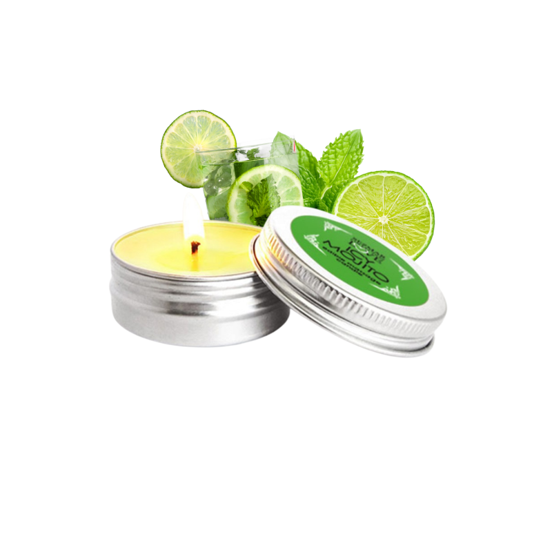 Mini Bougie de massage mojito 30ml 100% naturelle - SEZ074