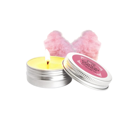 Mini Bougie de massage barbe à papa 30 ml 100% naturelle - SEZ071