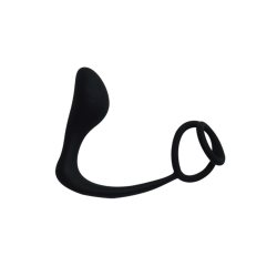 GASTON, Stimulateur Prostatique dans un silicone doux et lisse - POM014BLK