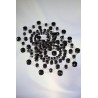 Paire de cache tétons adhésifs strass noir - NP-1030BLK