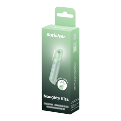 Stimulateur clitoridien de voyage Naughty Kiss Satisfyer - CC597871
