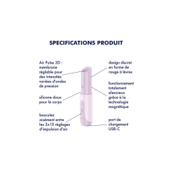 Stimulateur clitoridien de voyage Secret Kiss Satisfyer - CC597869