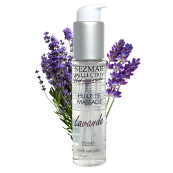 Huile de massage professionnelle Lavande 100% naturelle 50 ml - SEZ093