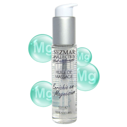 Huile de massage professionnelle Enrichie en Magnésium 100% naturelle 50 ml - SEZ097