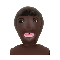 Poupée gonflable 3 orifices couleur noir - R511315