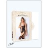 Bodystocking dentelle floral et triple bretelles - Le Numéro 9 - Collection Bodystocking 