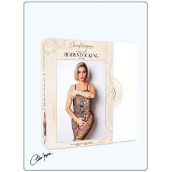 Combinaison en résille aspect toile araignée -  Le Numéro 7 - Collection Bodystocking 